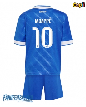 Real Madrid Kylian Mbappe #10 Echipament de Fotbal Replică 2025-26 Copii Treilea (+ Șorturi)